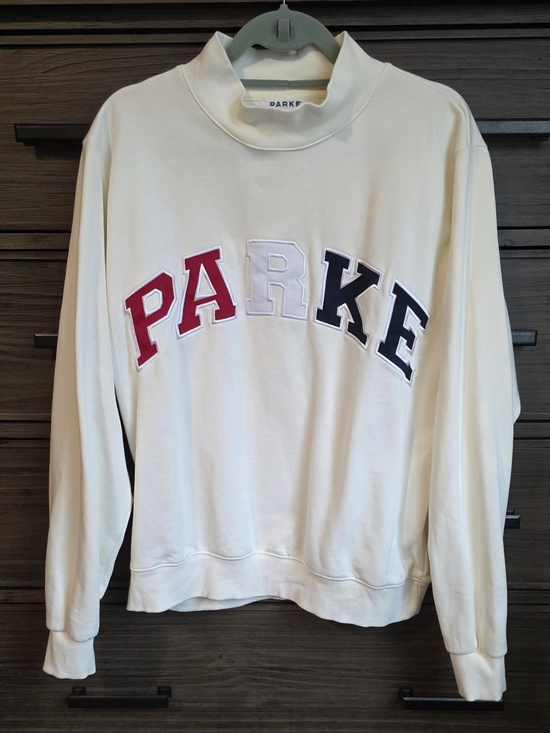 Parke Tops - Parke Coastal Varsity Mockneck Size L/XL **Heritage** RARE